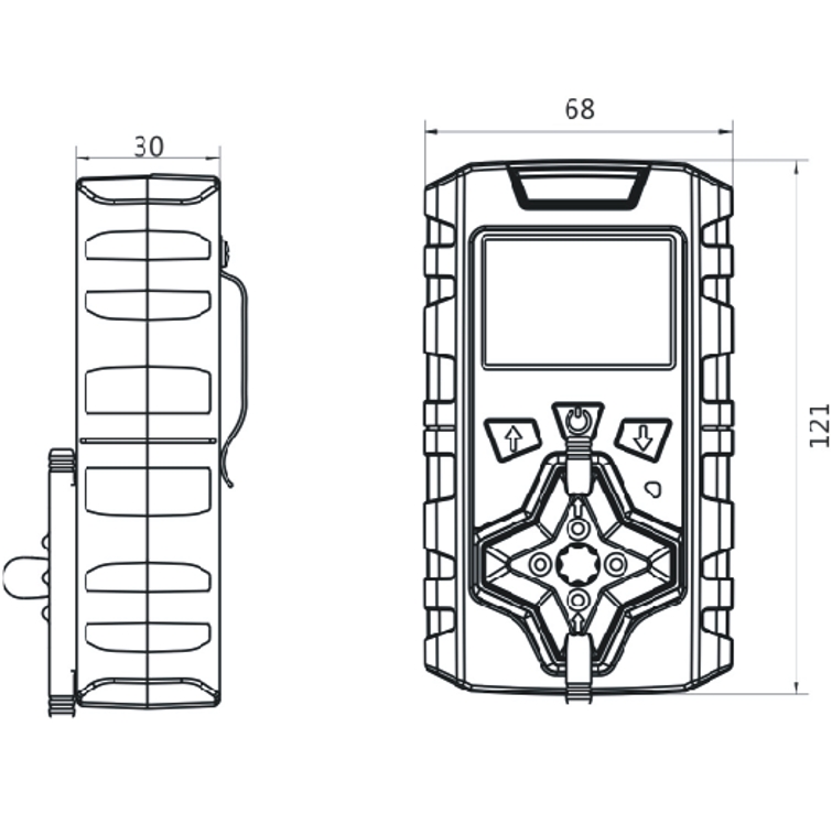 KP836四合一氣體檢測報警儀器